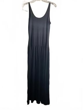 Rodebjer Genua Elegant Black  Low cut Back Maxi Dress - Small